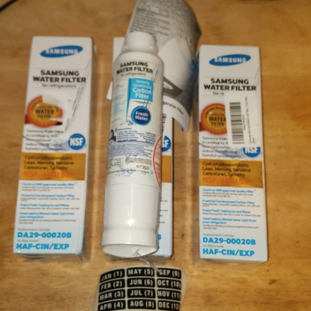 Samsung Water Filters (3) for Refrigerators Replacement DA29-00020B HAF-CIN/EXP